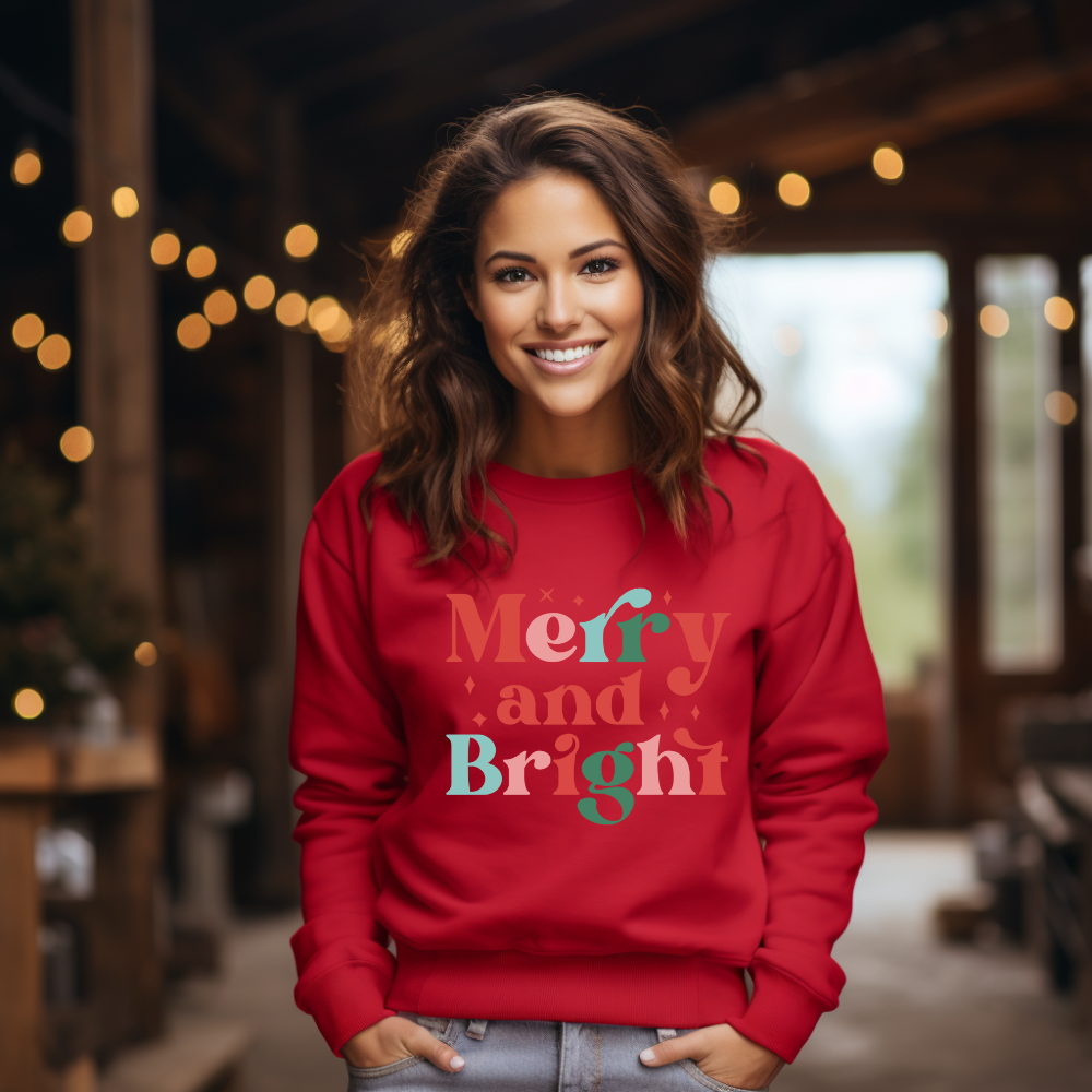 Merry & Bright Graphic Sweater